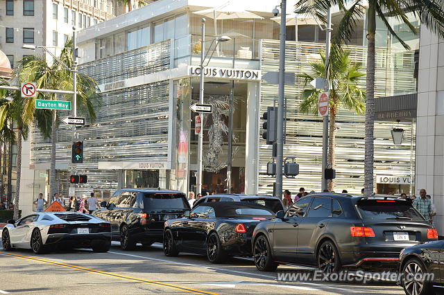 Bentley Bentayga spotted in Beverly Hills, California