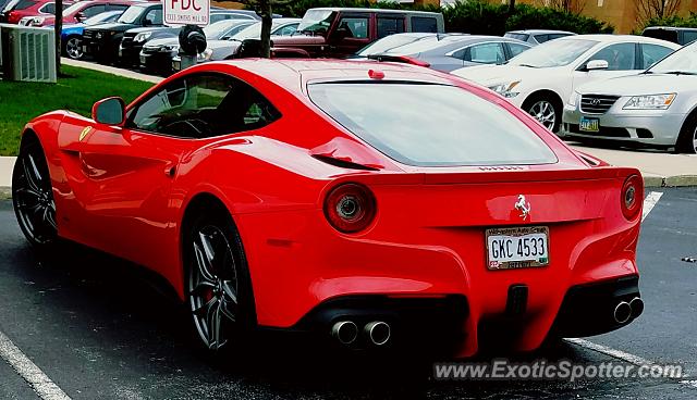 Ferrari F12 spotted in Columbus, Ohio