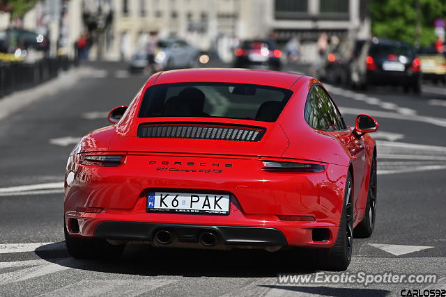 Porsche 911 spotted in Warsaw, Poland