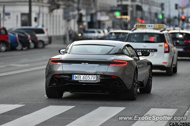 Aston Martin DB11 spotted in Warsaw, Poland