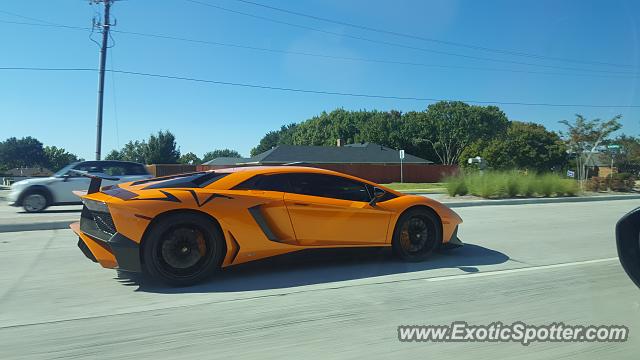 Lamborghini Aventador spotted in Carrollton, Texas