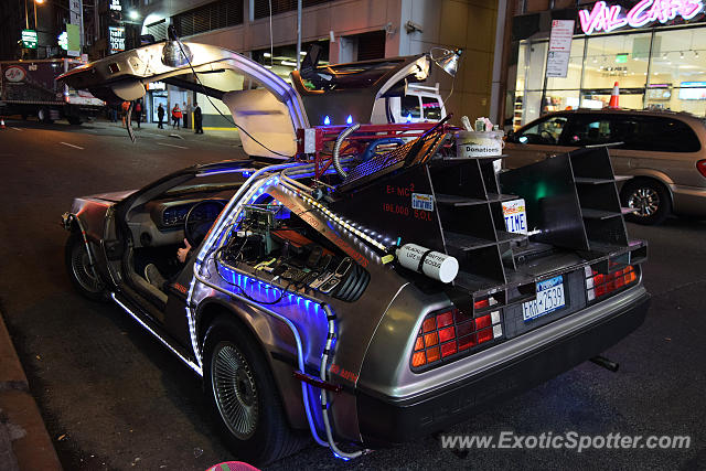DeLorean DMC-12 spotted in Manhattan, New York