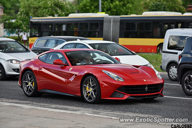 Ferrari F12 spotted in Warsaw, Poland