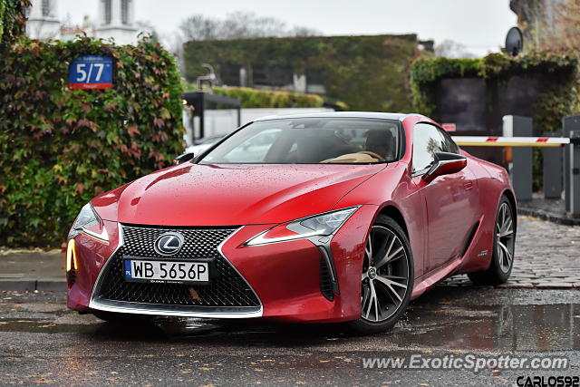 Lexus LC 500 spotted in Warsaw, Poland