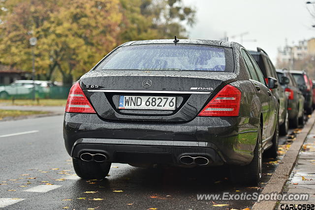 Mercedes S65 AMG spotted in Warsaw, Poland