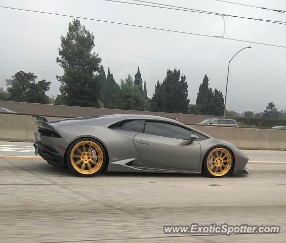 Lamborghini Huracan spotted in Pasadena, California