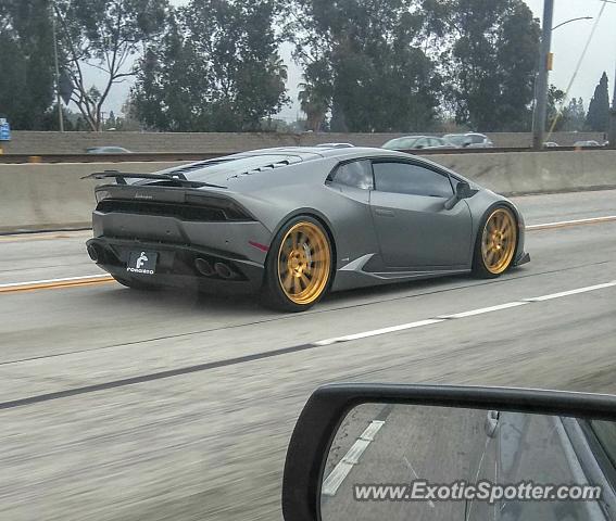 Lamborghini Huracan spotted in Pasadena, California