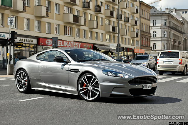 Aston Martin DBS spotted in Warsaw, Poland