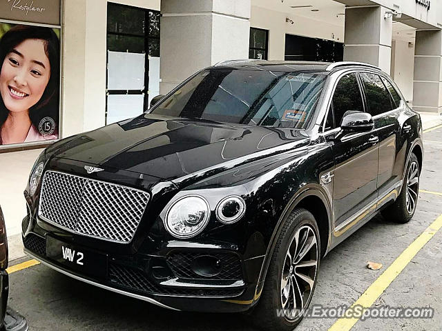 Bentley Bentayga spotted in Kuala Lumpur, Malaysia