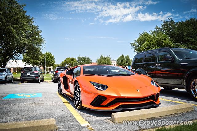 Lamborghini Aventador spotted in Dallas, Texas