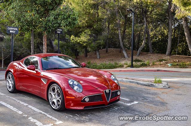 Alfa Romeo 8C spotted in Los Angeles, California
