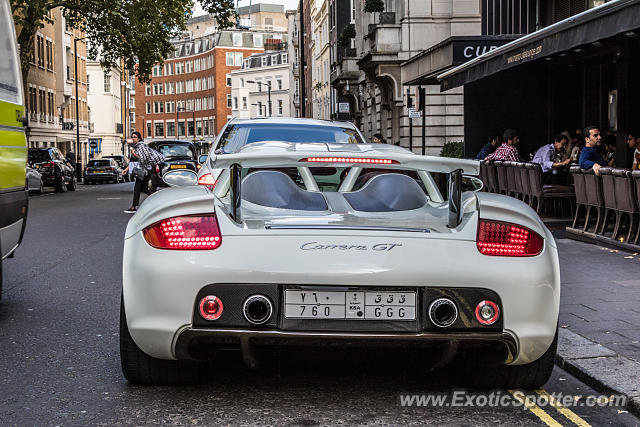 Porsche Carrera GT spotted in London, United Kingdom