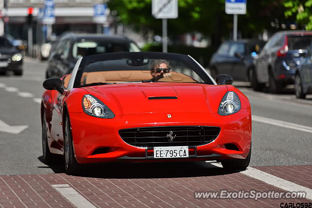 Ferrari California spotted in Warsaw, Poland