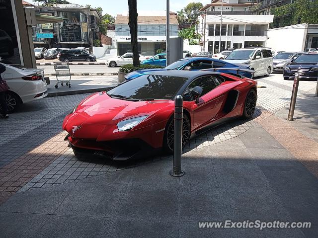Lamborghini Aventador spotted in Kuala lumpur, Malaysia
