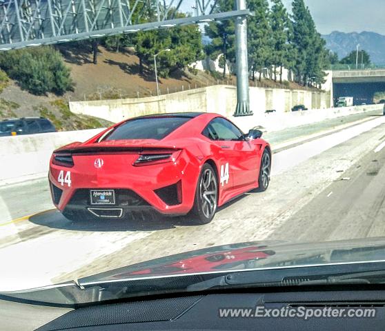 Acura NSX spotted in Pasadena, California