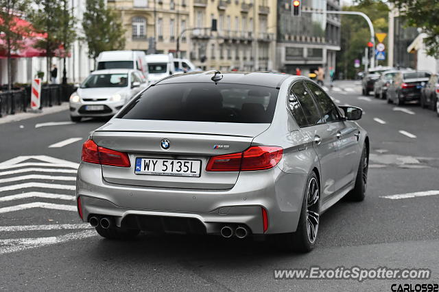 BMW M5 spotted in Warsaw, Poland