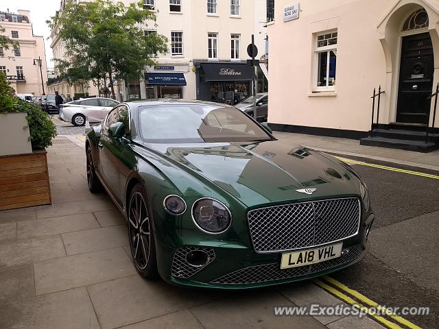 Bentley Continental spotted in London, United Kingdom