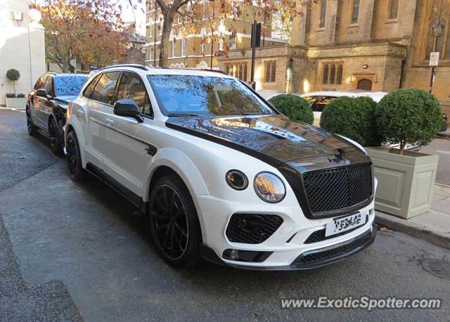 Bentley Bentayga spotted in London, United Kingdom