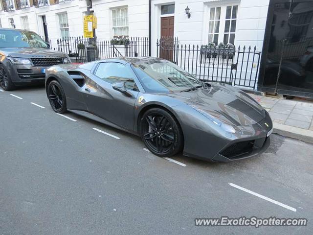 Ferrari 488 GTB spotted in London, United Kingdom