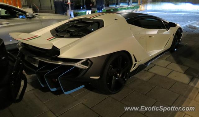 Lamborghini Centenario spotted in London, United Kingdom