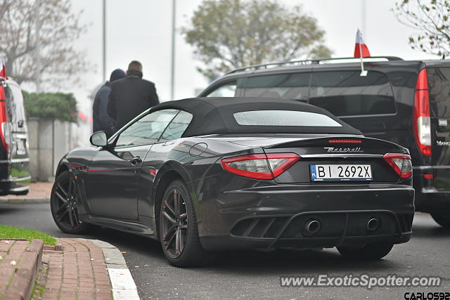 Maserati GranCabrio spotted in Warsaw, Poland