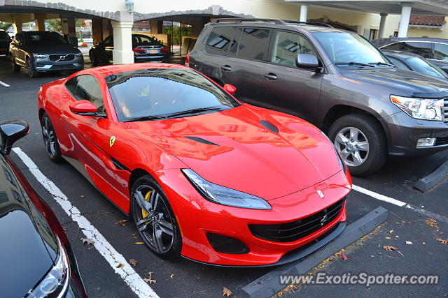 Ferrari Portofino spotted in Greenwich, Connecticut