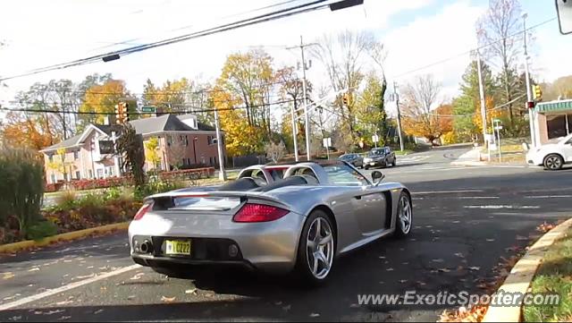 Porsche Carrera GT spotted in Shrewsbury, New Jersey