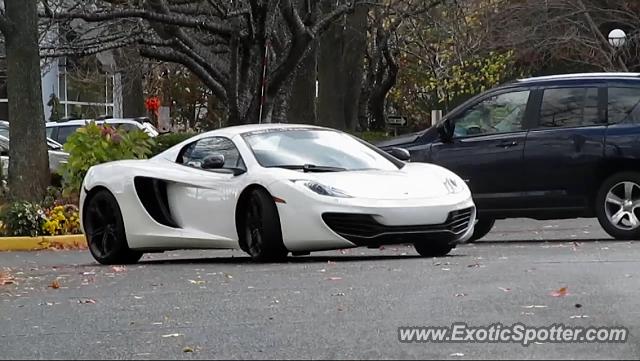 Mclaren MP4-12C spotted in Shrewsbury, New Jersey