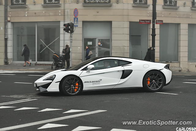 Mclaren 570S spotted in Warsaw, Poland
