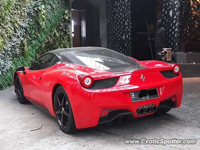 Ferrari 458 Italia spotted in Jakarta, Indonesia