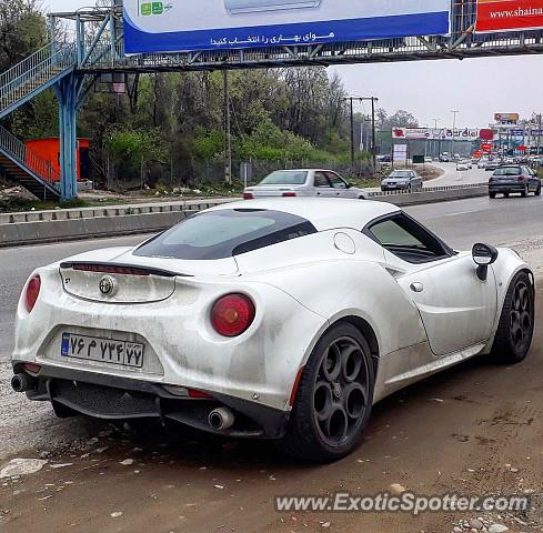 Alfa Romeo 4C spotted in Rasht, Iran