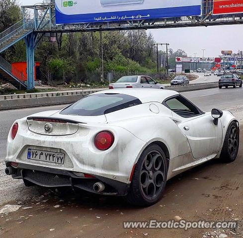 Alfa Romeo 4C spotted in Rasht, Iran