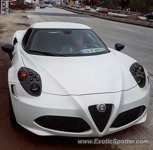 Alfa Romeo 4C spotted in Rasht, Iran