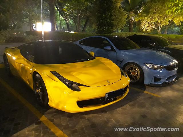 Ferrari 458 Italia spotted in Jakarta, Indonesia