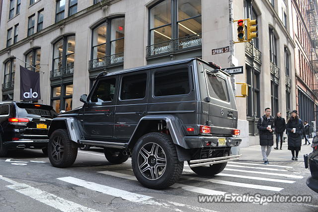 Mercedes 4x4 Squared spotted in Manhattan, New York