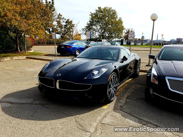 Fisker Karma spotted in Detroit, Michigan