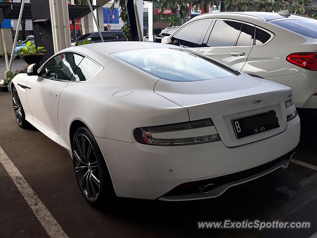 Aston Martin Virage spotted in Jakarta, Indonesia