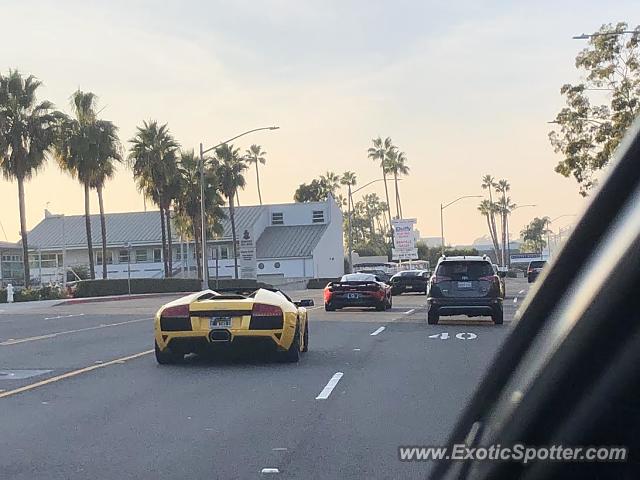 Lamborghini Murcielago spotted in Newport Beach, California