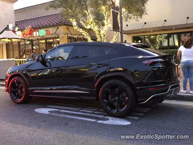 Lamborghini Urus spotted in Newport Beach, California