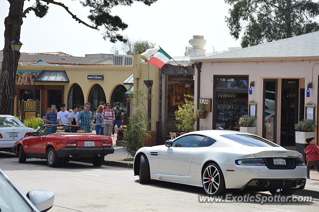 Aston Martin DBS spotted in Carmel, California