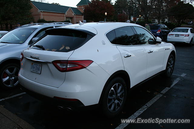 Maserati Levante spotted in Great falls, Virginia