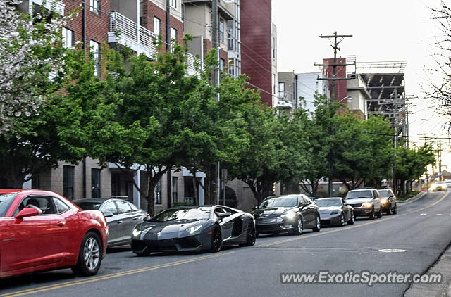 Lamborghini Aventador spotted in Charlotte, North Carolina