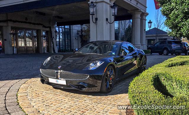Fisker Karma spotted in Buckhead, Georgia