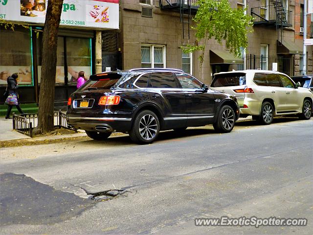 Bentley Bentayga spotted in New york city, New York