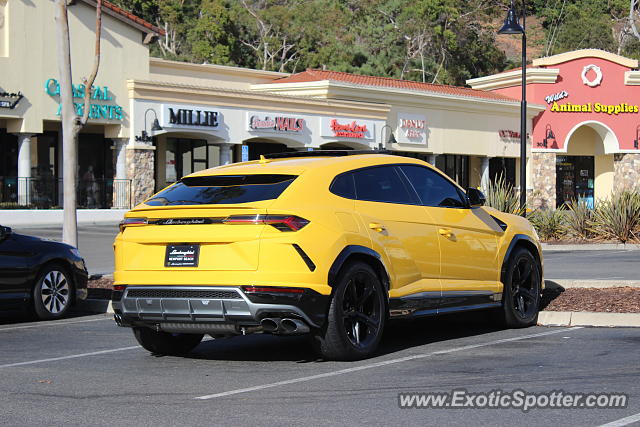 Lamborghini Urus spotted in Laguna Beach, California