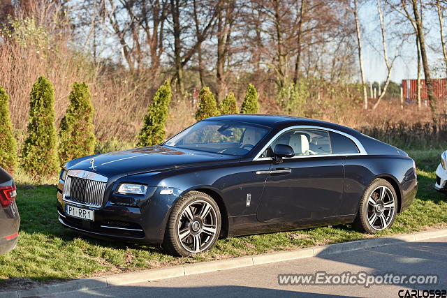 Rolls-Royce Wraith spotted in Warsaw, Poland