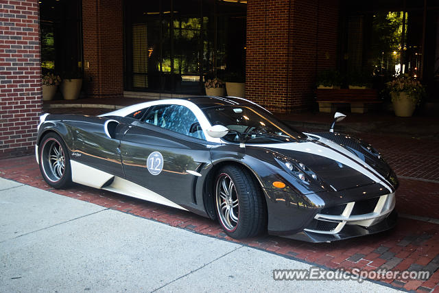Pagani Huayra spotted in Boston, Massachusetts