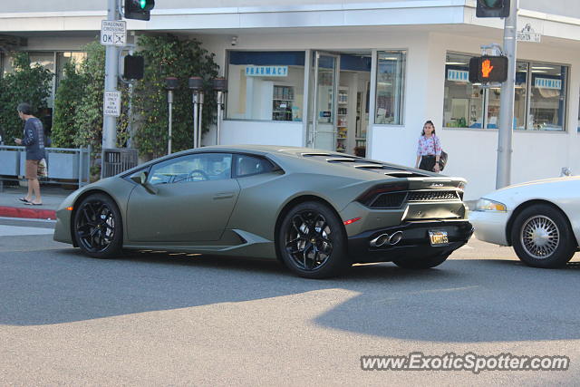 Lamborghini Huracan spotted in Beverly Hills, California