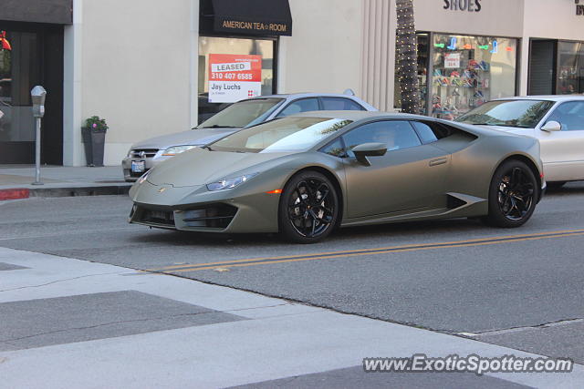 Lamborghini Huracan spotted in Beverly Hills, California