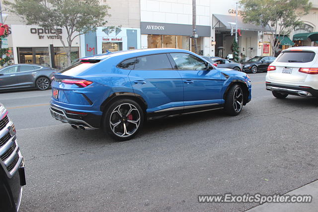 Lamborghini Urus spotted in Beverly Hills, California